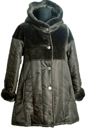 Parka donna pelle tessuto - donna,