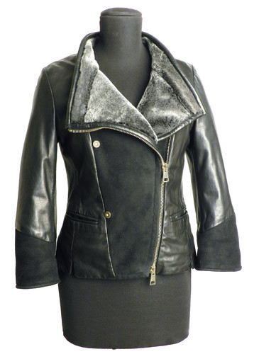 Giacca donna montone nappa - giacca, e