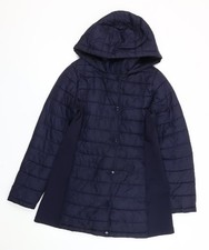 Giubbotto imbottito blu donna