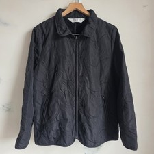 Giacca trapuntata nera donna